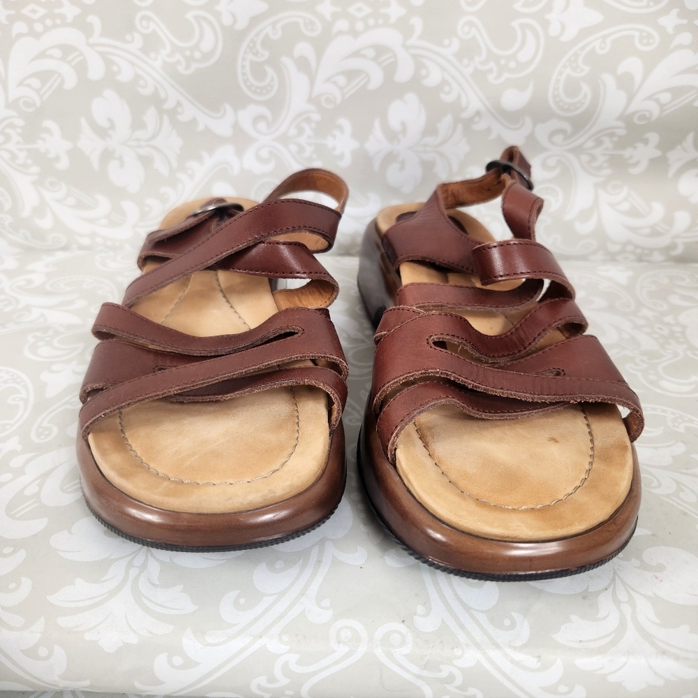 EUC Dansko Chestnut Leather Sandals - Picture 4 of 6